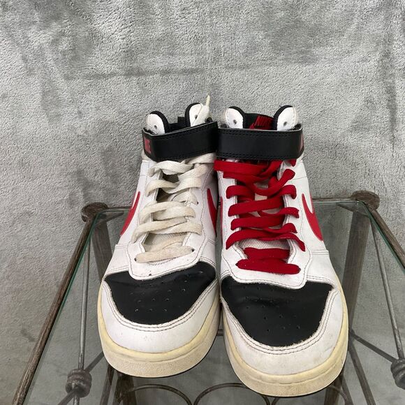 Nike Court Borough Mid 2 White University Red (GS) CD7782-110 Youth Sz 7Y - Picture 2 of 11